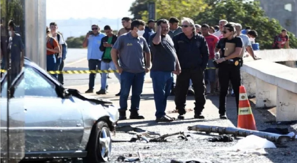 Motorista que bateu em parada na Rodoviária não passou mal diz laudo