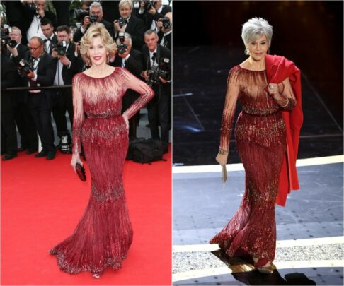 jane fonda repetir roupa