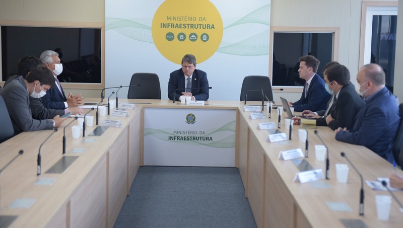 Em reunião com Caiado, ministro detalha malha ferroviária que atenderá o Centro-Oeste-RADARDF