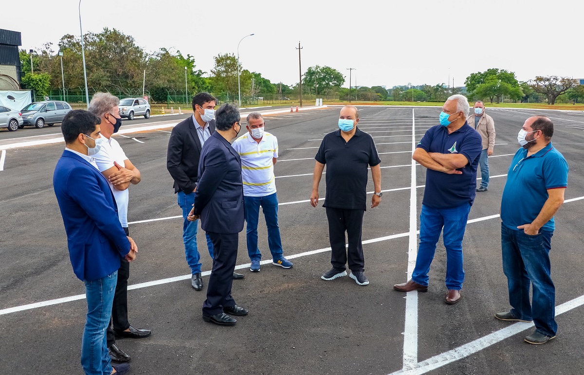 São 206 para carros e motos em área da L3; governador Ibaneis determinou a instalação de postes de iluminação e acesso direto à Ponte Costa e Silva