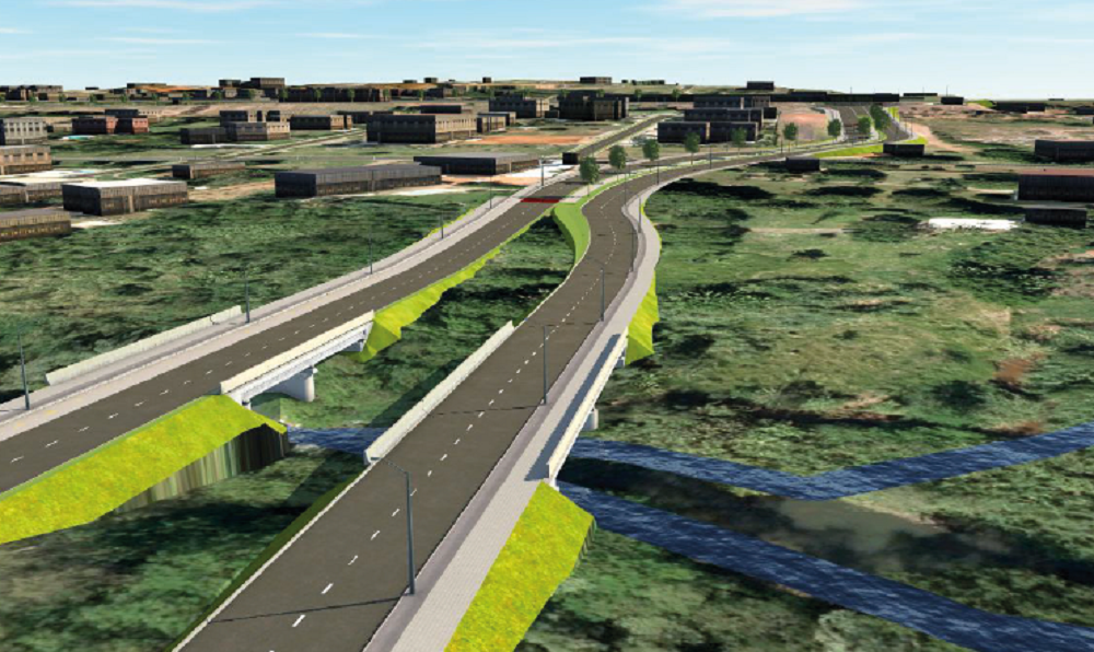 Uma parte da via de ligação entre o Guará e o Núcleo Bandeirante será duplicada, no trecho de 1.130 metros que passa pelo Park Way e a ponte sobre o Córrego Vicente Pires