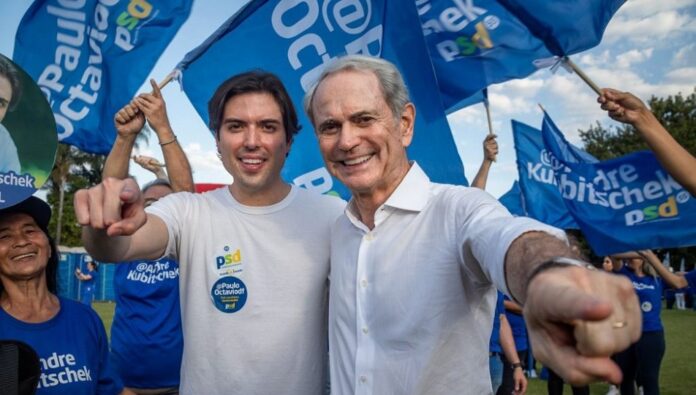 Dos R$750 mil recebidos pelo PSD do DF, de cara, Paulo Octávio, presidente da legenda, já separou R$ 250 mil para turbinar a campanha do filho, que se tornou o candidato mais privilegiado da legenda.