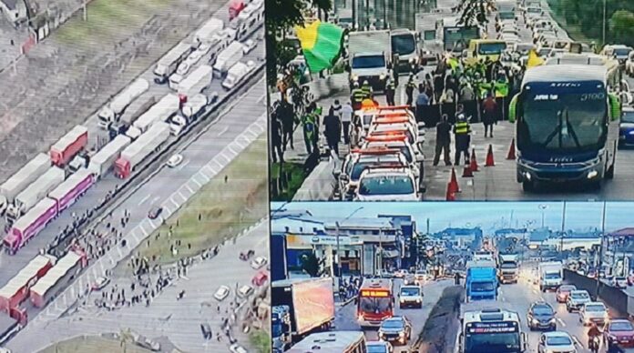 caminhoneiros bloqueiam rodovias em protesto a eleição de lula