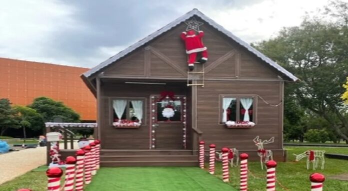 casa do papai noel do smu, em brasília, está aberta para visitação