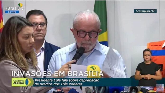 lula decreta intervenção federal sobre as forças de segurança do df