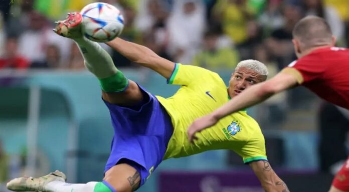 gol de richarlison na copa é um dos finalistas do prêmio puskás