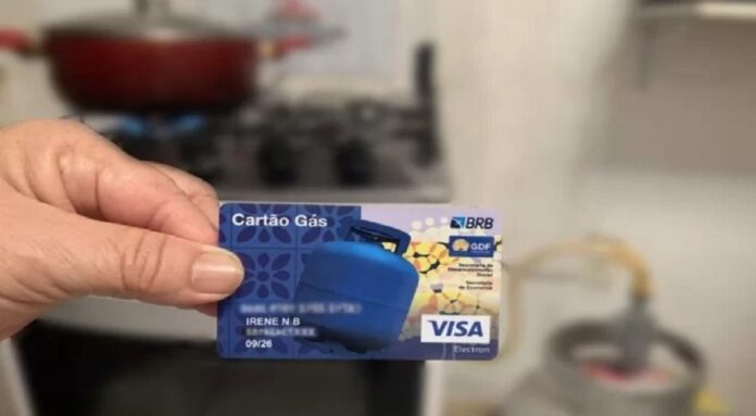 Parcela do Cartão Gás é liberada para 70 mil famílias