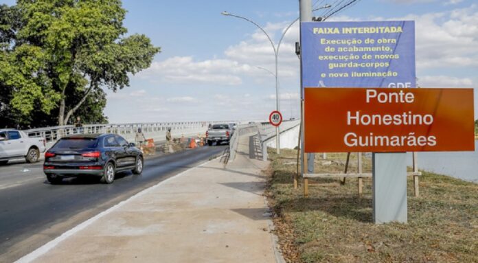 Ponte Honestino Guimarães passará por intervenções durante a semana