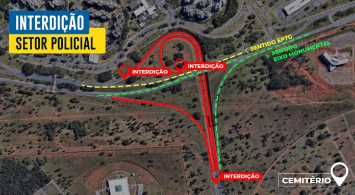 Trechos da Epig terá interdições noturnas a partir desta segunda (23)