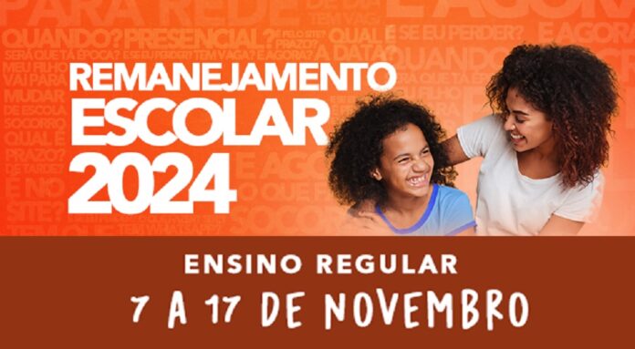 Começa pedidos de mudança de escola na rede pública do DF