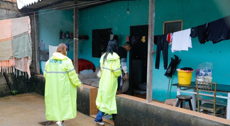 Benefícios amparam 180 famílias atingidas pelas chuvas na Vila Cauhy