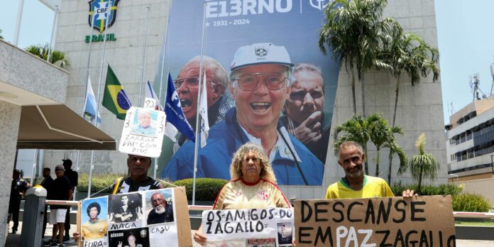 O amor à seleção era palpável no ar, unindo pessoas de diferentes gerações em homenagem a esse grande personagem do esporte.