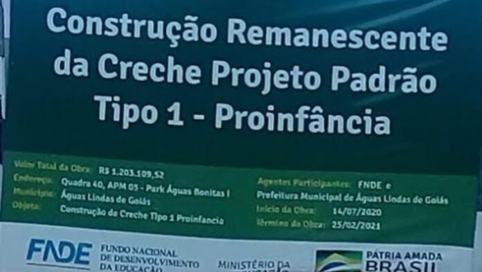 A Prefeitura de Águas Lindas de Goiás enfrenta graves acusações de comprometer a educação local, exemplificada pela destruição da Creche Municipal Professor Luiz Antônio. Com investimentos de R$ 1,2 milhão, essa instituição deveria estar beneficiando 240 crianças com educação integral, lazer e alimentação.