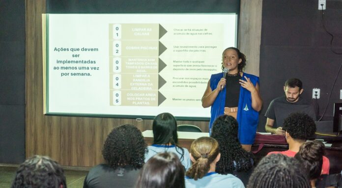 Escolas da rede pública recebem ações de conscientização contra a dengue