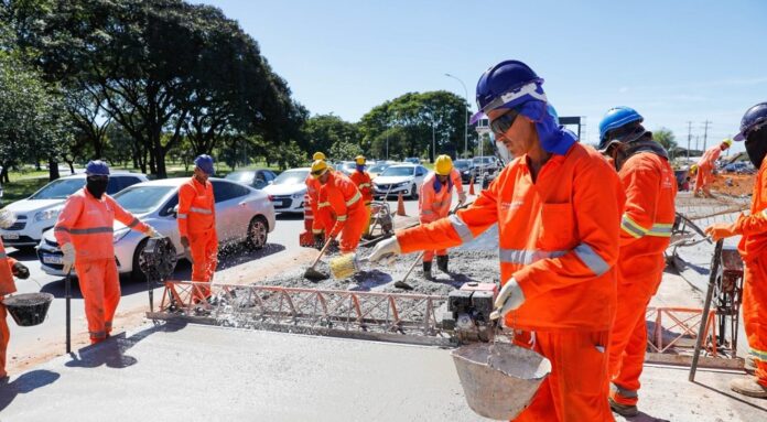 GDF estuda usar pavimento em concreto com fibras sintéticas