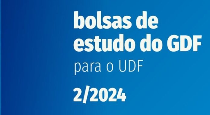 GDF lança processo seletivo de bolsas de estudo para o segundo semestre