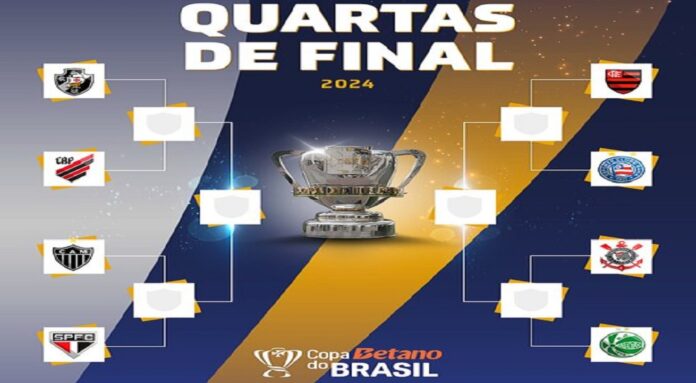 CBF sorteia confrontos das quartas de final da Copa do Brasil