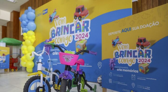 Começa a quinta edição da campanha de arrecadação de brinquedos Vem Brincar Comigo