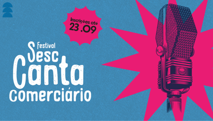 Cantoras e cantores podem preencher o formulário de inscrição até 23 de setembro. Festival de Música Canta Comerciário vai distribuir R$11 mil em premiações