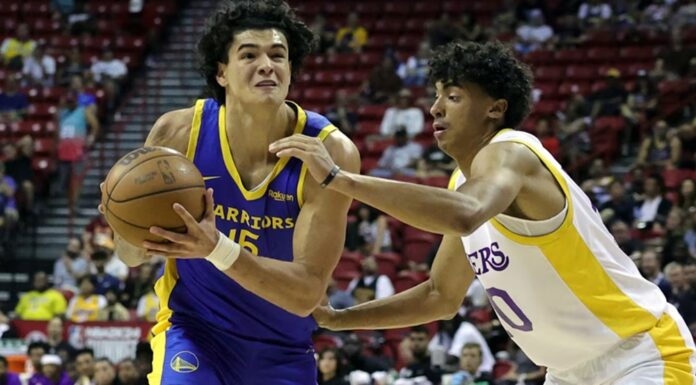 Gui Santos, ala brasiliense de 22 anos, vem ganhando destaque na NBA pelo Golden State Warriors. Com recordes pessoais e evolução constante, o atleta é uma das grandes promessas do basquete brasileiro e inspira jovens no esporte.