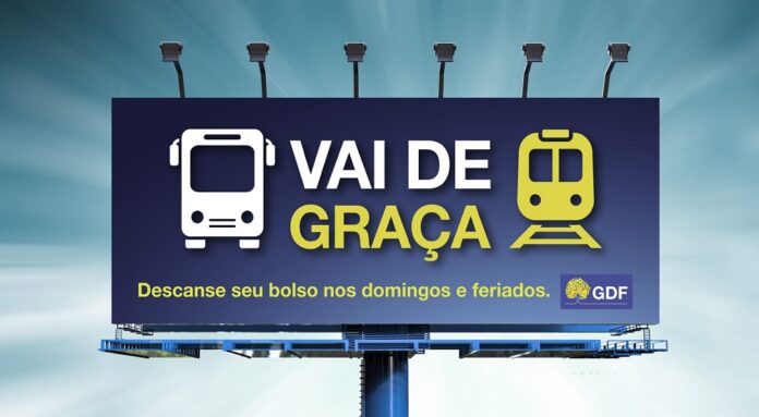 Transporte gratuito no DF ganha nome e publicidade