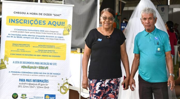 Abertas as inscrições para a segunda edição do Casamento Comunitário de 2025