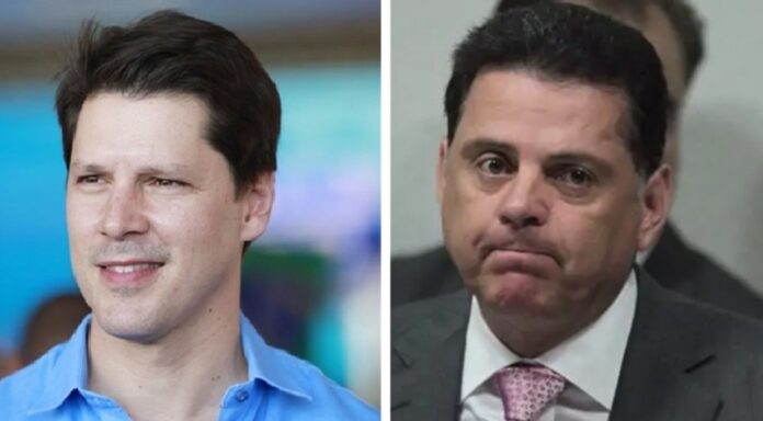 Jovem Daniel Vilela lidera pesquisas para o governo de Goiás em 2026, com 26% das intenções de voto, superando Marconi Perillo (22%). Pesquisa Genial/Quaest mostra apoio à continuidade do governo Caiado, que tem 88% de aprovação.