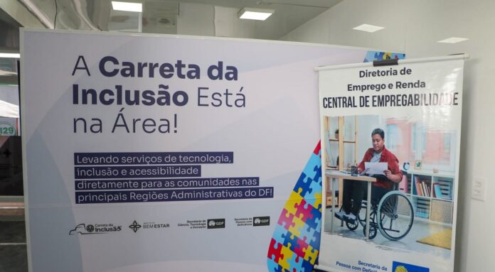 Carreta da Inclusão leva tecnologia, lazer e cidadania às comunidades do DF