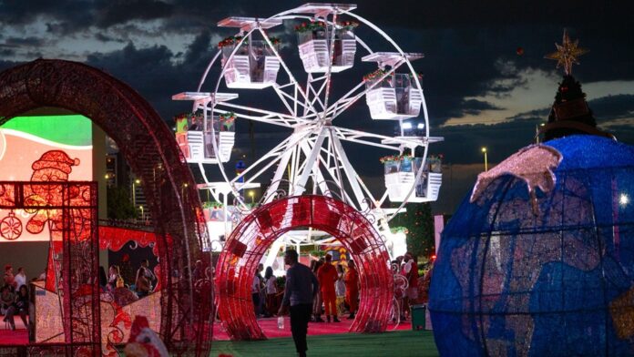 Natal do Bem vai até 4 de janeiro de 2026, com 52 dias de operação, 45 dias de festa, mais de 300 apresentações artísticas. Roda-gigante, trenzinhos, casinha do Papai Noel e o túnel de LED fazem parte do circuito gratuito.