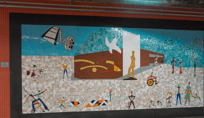 Estações do Metrô-DF se transformam em galerias de arte e reforçam o turismo cultural em Brasília