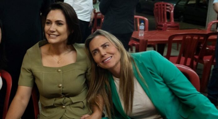 Celina e Michelle viram alvo de desgaste patrocinado pelo PL do DF de Bia Kicis. Pesquisa manipulada do Veritá tenta queimar a imagem da governadora . O PP entrou com uma ação ação na justiça contra o Instituto Veritá
