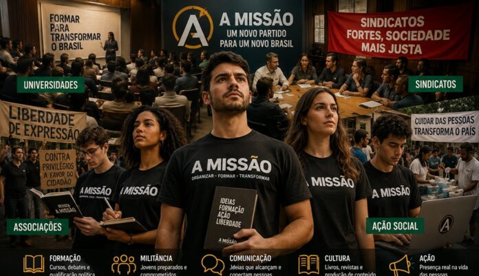 O partido A Missão aposta na organização em universidades, sindicatos e entidades da sociedade civil, estratégia para conquistar o poder político do país.