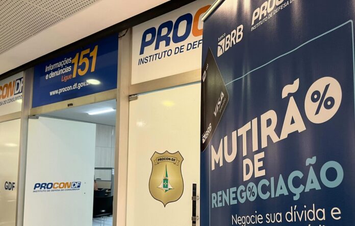 Procon-DF promove mutirão de renegociação de dívidas com BRB e BRBCard
