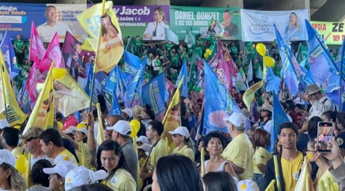 O MDB oficializou apoio à reeleição de Celina Leão e confirmou Rafael Prudente na disputa por uma vaga na Câmara dos Deputados. A convenção reuniu milhares de militantes e lideranças no ginásio da Ascad, em Brasília.
